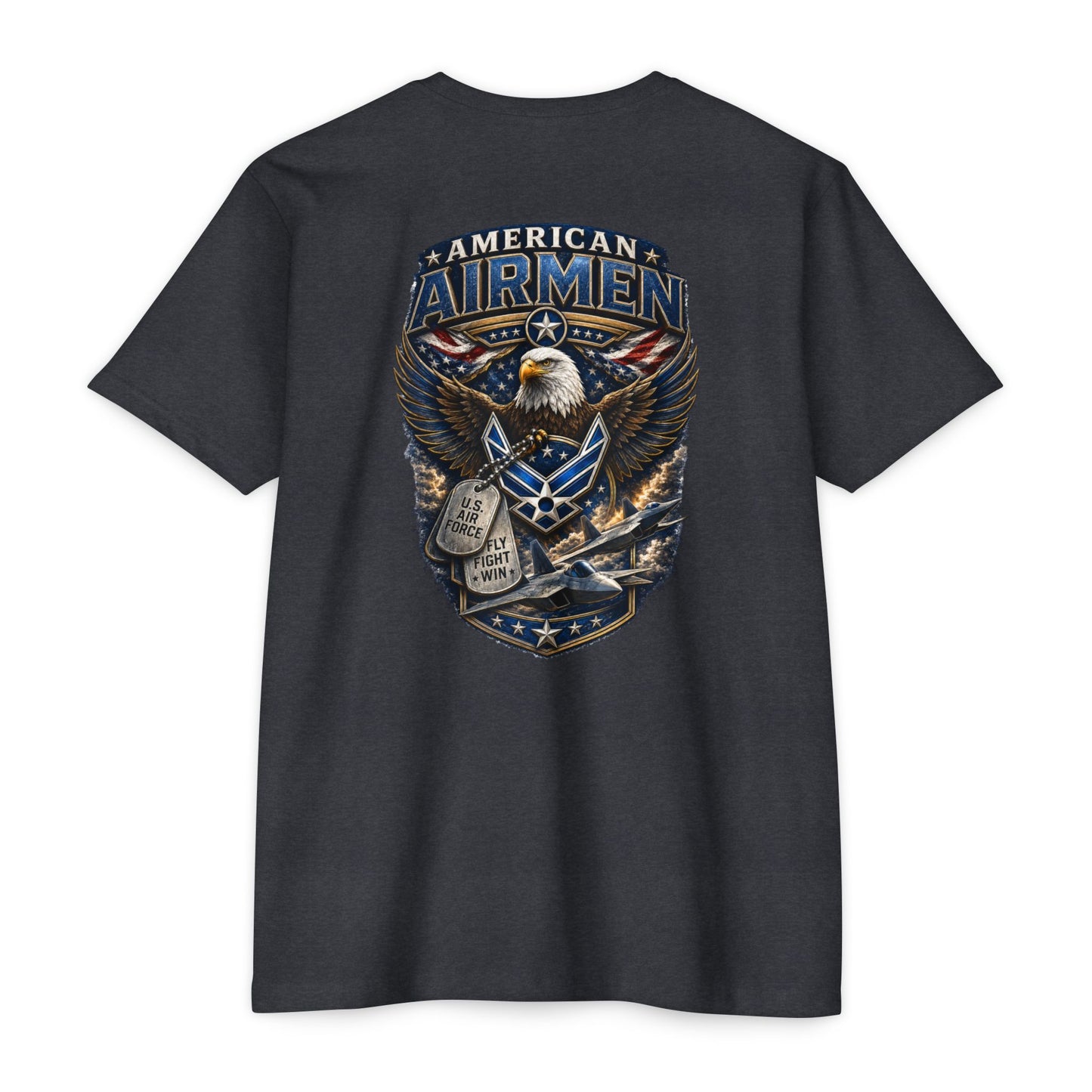 American Airmen Eagle T-Shirt — Patriotic USA Air Force Graphic Tee