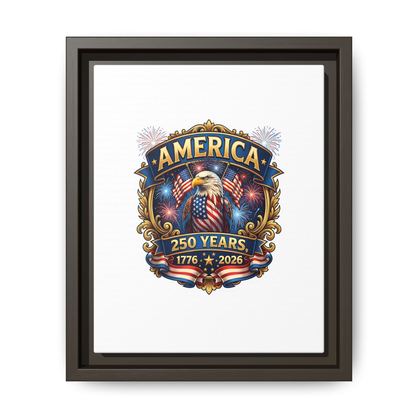 Matte Canvas, Framed (Multi-color)