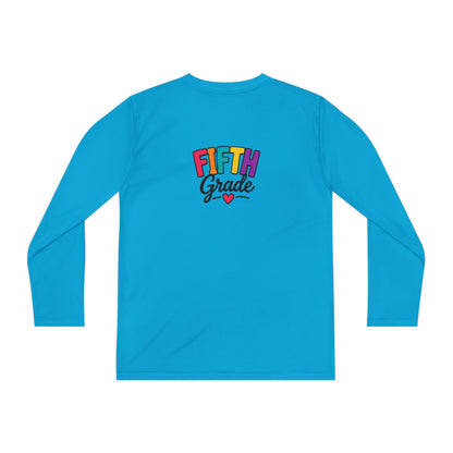 Fifth Grade Youth Long Sleeve Tee — Colorful Back-to-School Shirt