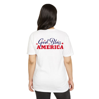 God Bless America T-Shirt — Patriotic Stars Tee