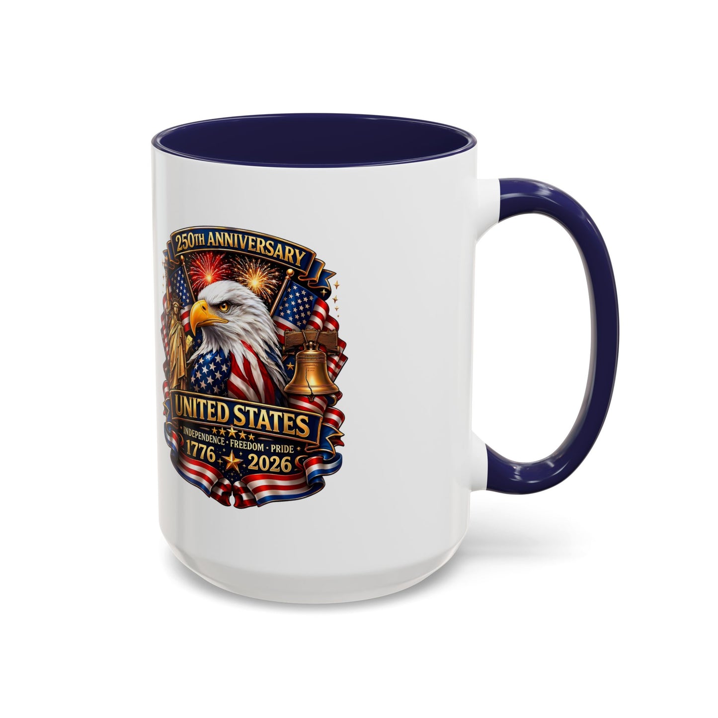 250th Anniversary United States Eagle Coffee Mug – Patriotic 1776–2026 Accent Mug