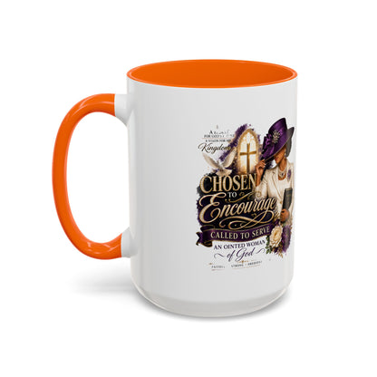 Chosen to Encourage Coffee Mug — Christian Woman Faith Gift (11/15oz)
