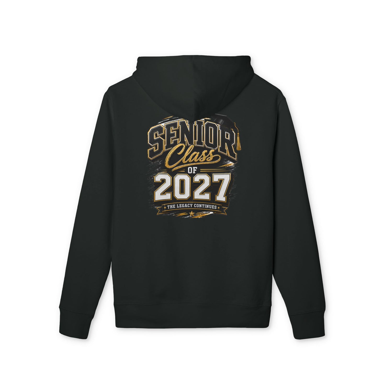 Senior Class of 2027 Hoodie — Graduation Sweatshirt with Cap Graphic