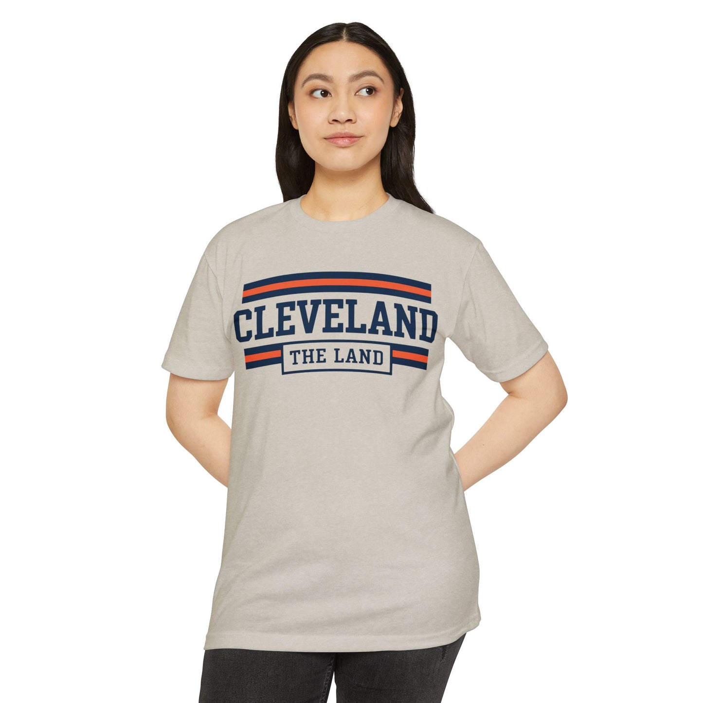 Cleveland "The Land" Retro Striped Tee