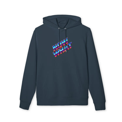 Now What Hoodie — Retro 3D Text Graphic Pullover