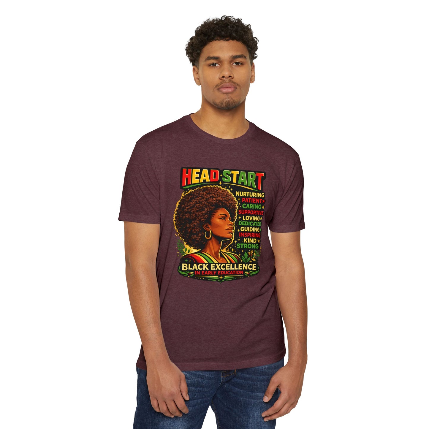 Head Start Black Excellence T-Shirt — Afrocentric Inspirational Graphic Tee