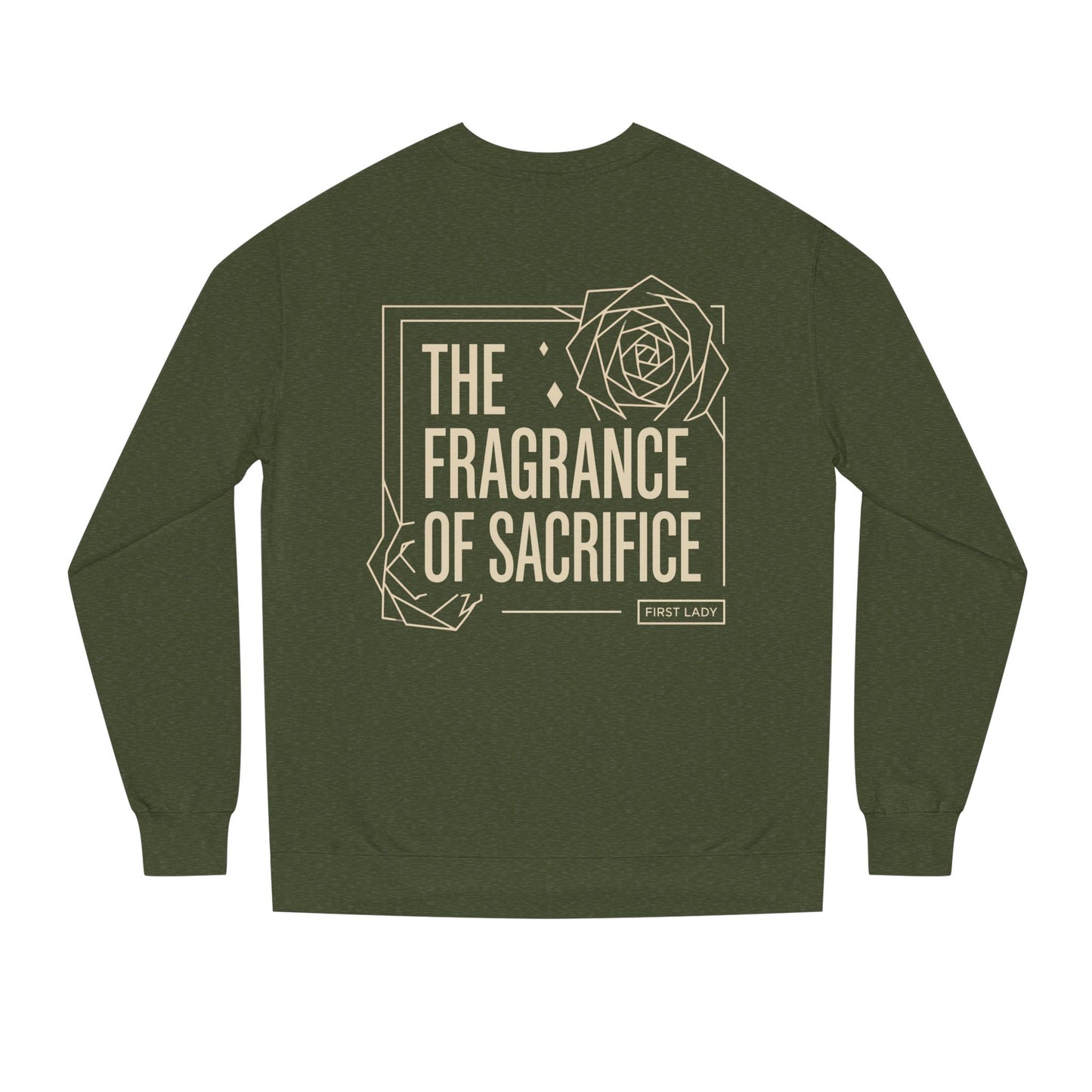 The Fragrance of Sacrifice Sweatshirt — Floral Graphic Crewneck