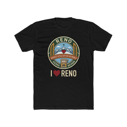 Reno Vintage Badge T-Shirt — I  Reno Retro Cityscape Tee