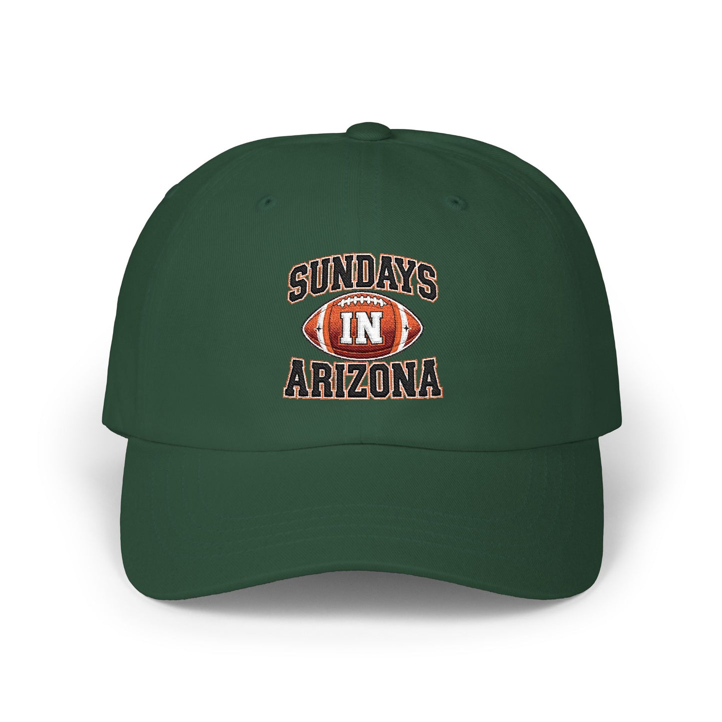 Sundays in Arizona Dad Cap – Vintage Football Embroidered Baseball Hat