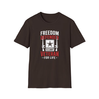 Freedom Defender U.S. Army Veteran For Life T-Shirt