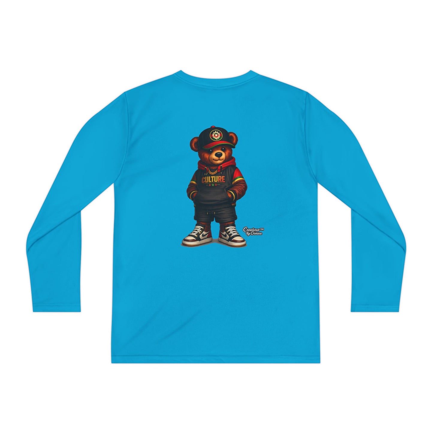Kids Bear Graphic Long Sleeve Tee — Urban Streetwear Youth Shirt