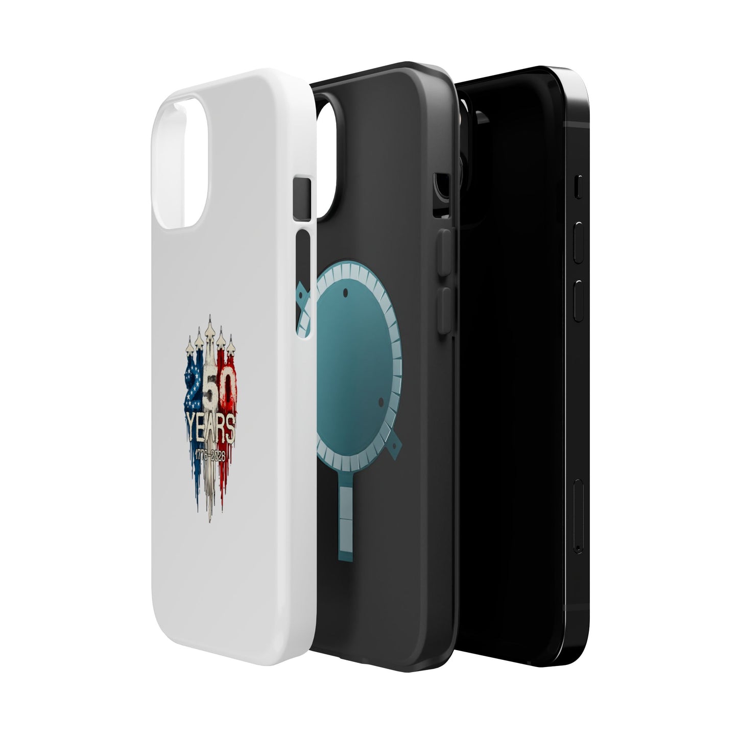 50 Years Patriotic iPhone Case — American Flag Anniversary Magnetic Impact-Resistant Case