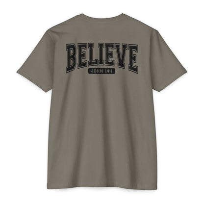 Believe John 14:1 T-Shirt — Faith-Inspired Biblical Tee