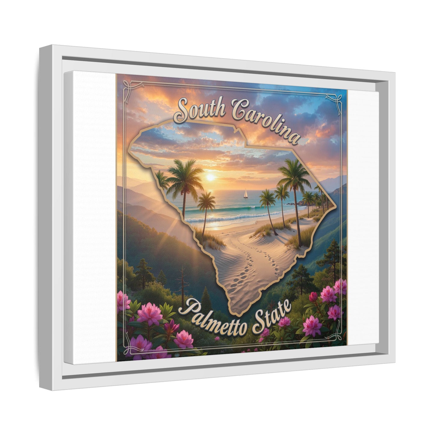 Matte Canvas, Framed (Multi-color)