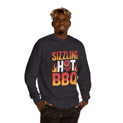 Sizzling Hot BBQ Sweatshirt — Grilling Graphic Crewneck