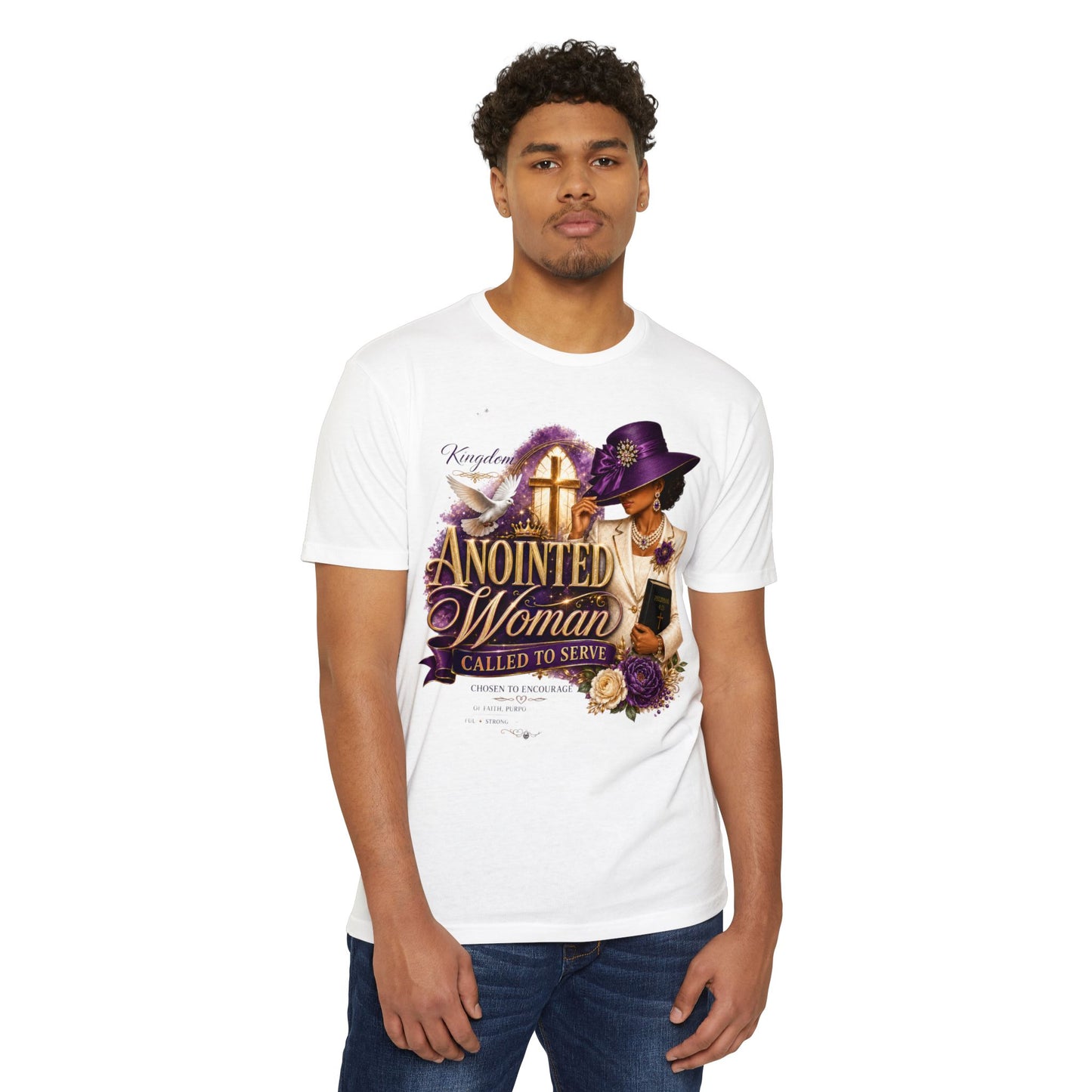 Anointed Woman T-Shirt — "Called to Serve" Christian Faith Tee