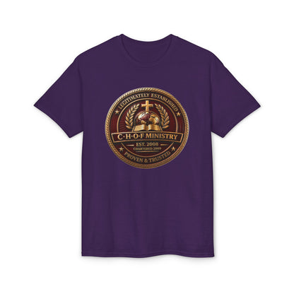 CHOF Ministry Logo T-Shirt — Established 2008 Christian Faith Tee