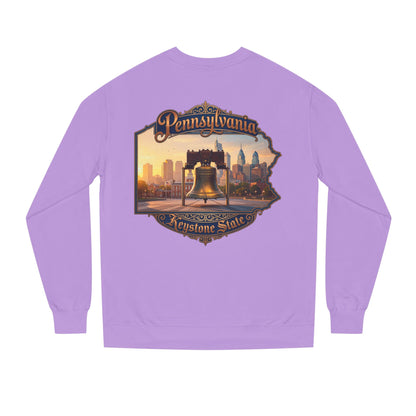 Pennsylvania Keystone State Sweatshirt — Liberty Bell & City Skyline Crewneck