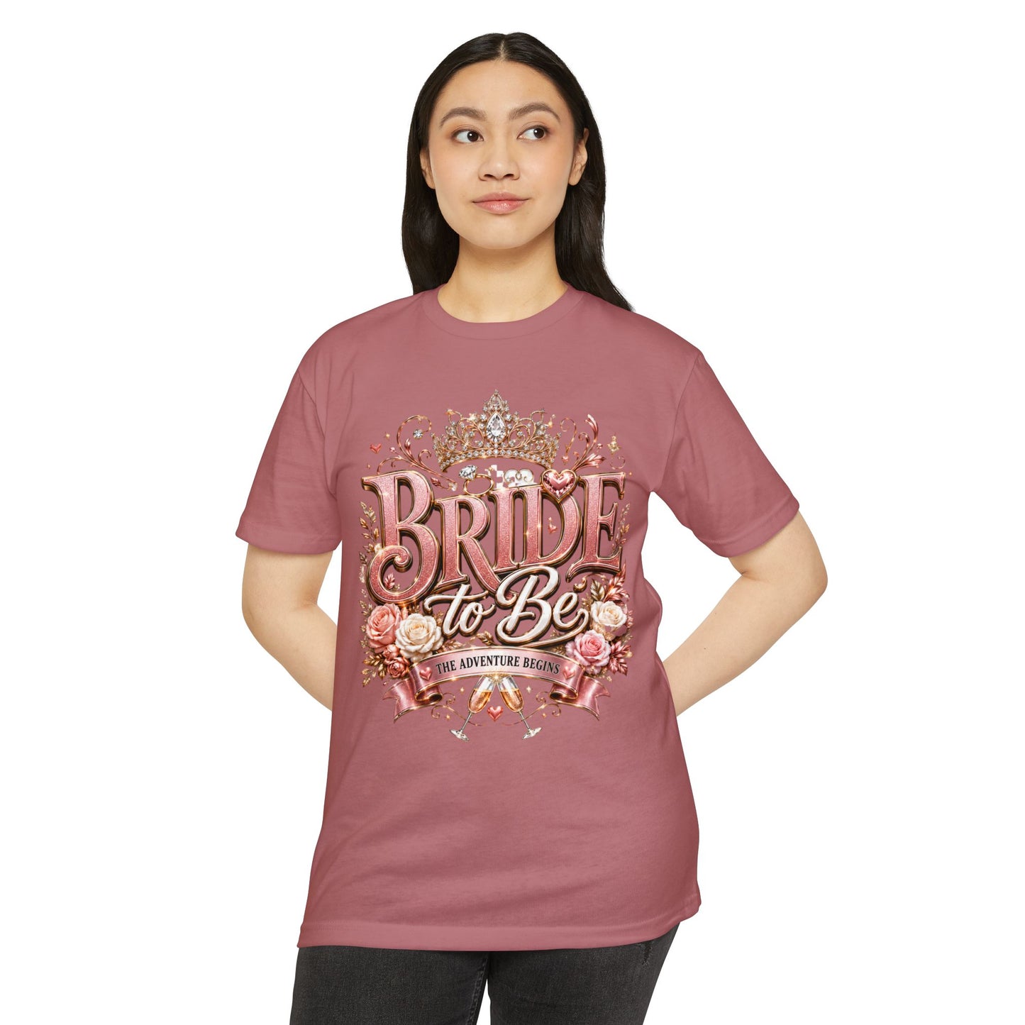 Bride to Be T-Shirt — Floral Crown Bachelorette Tee