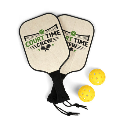 Court Time Crew Pickleball Paddles & Balls Kit — Pickleball Set for Players