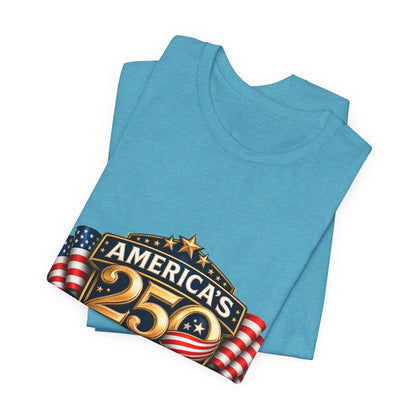 America's 250th Anniversary T-Shirt – 1776–2026 Patriotic USA Flag Tee