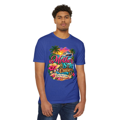Mother & Son Cruise T-Shirt — Tropical Family Vacation Graphic Tee