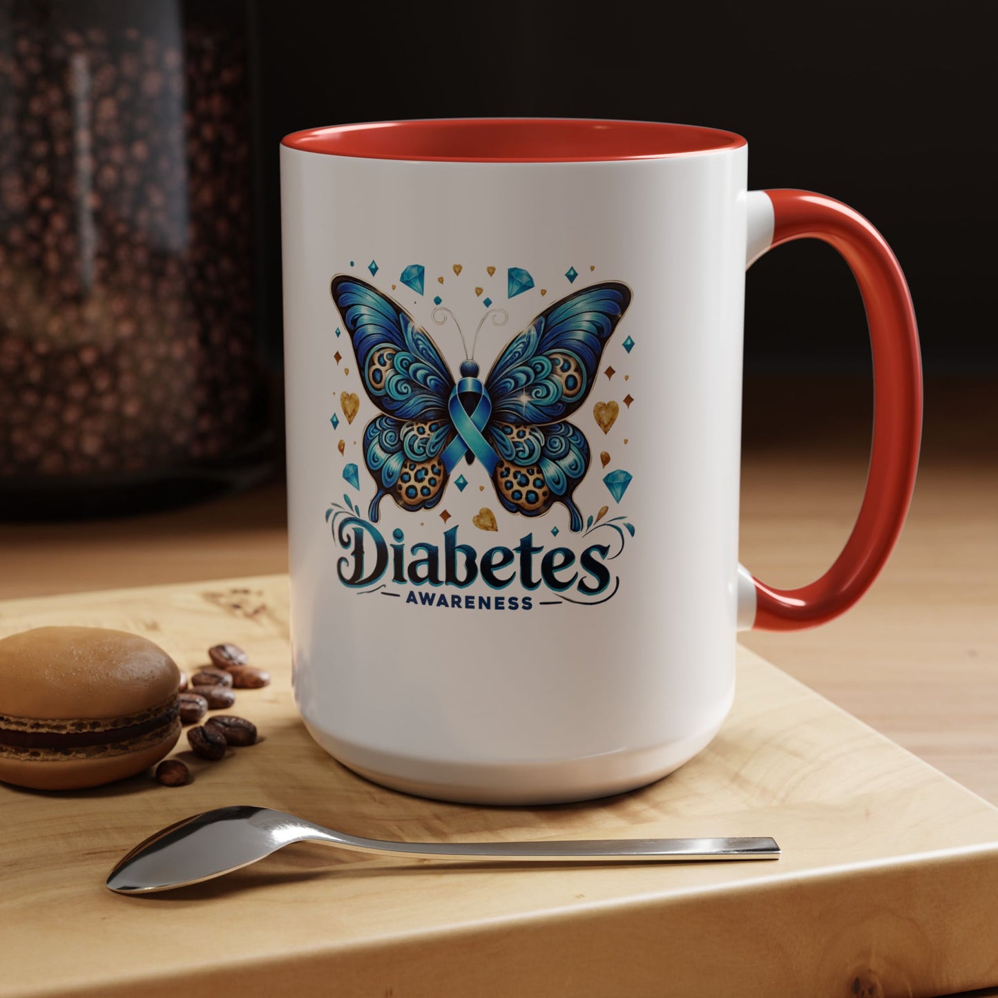 Diabetes Awareness Butterfly Coffee Mug (11/15oz)