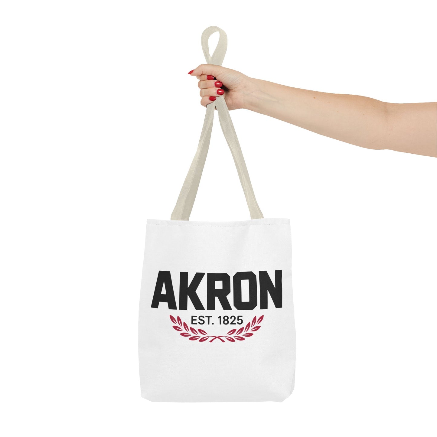 Akron Est. 1825 Tote Bag — City Pride Canvas Tote