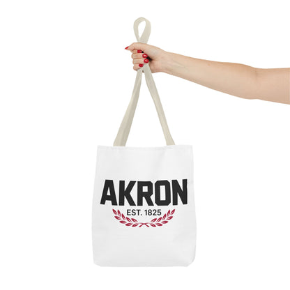 Akron Est. 1825 Tote Bag — City Pride Canvas Tote