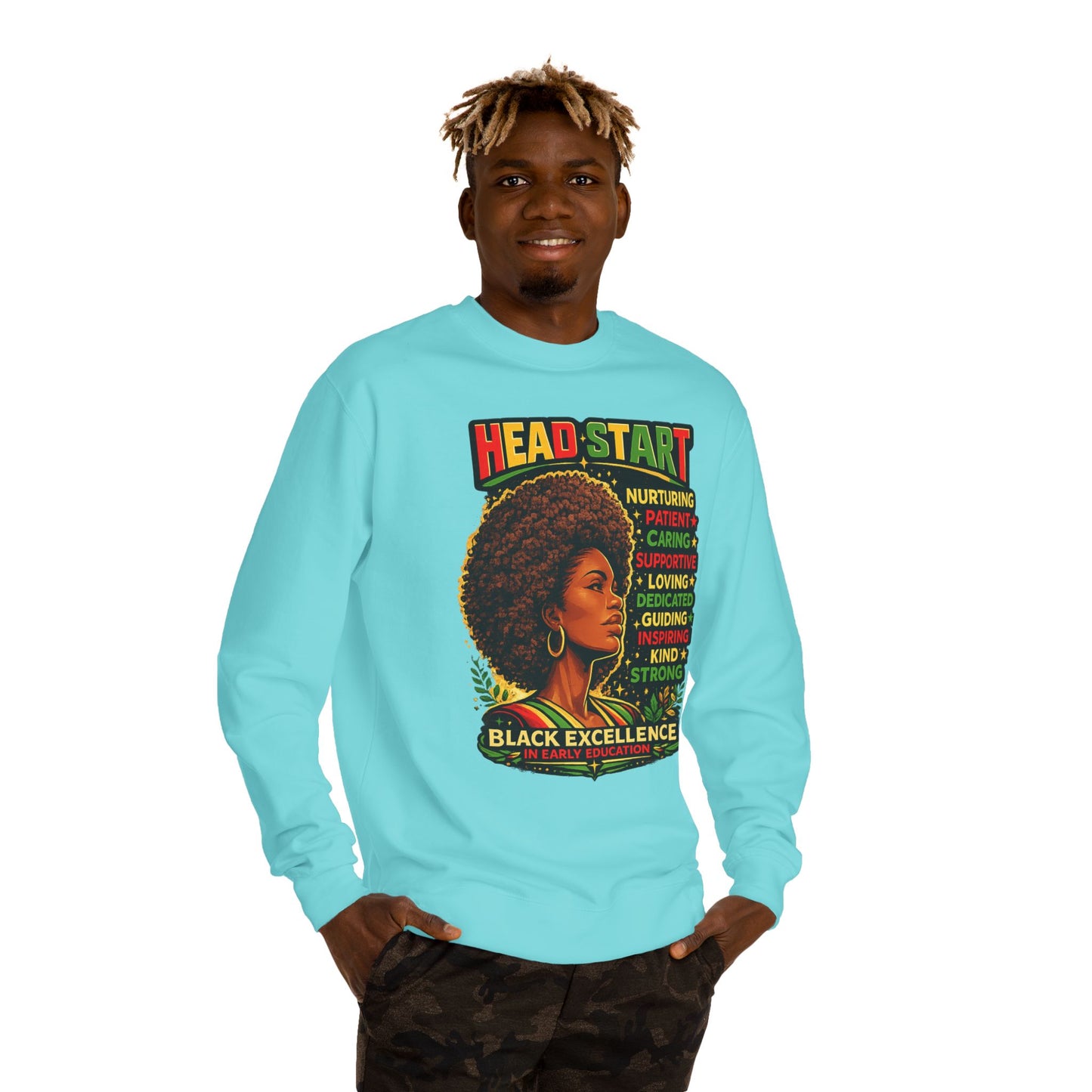 Head Start Black Excellence Sweatshirt — Afrocentric Empowerment Crewneck