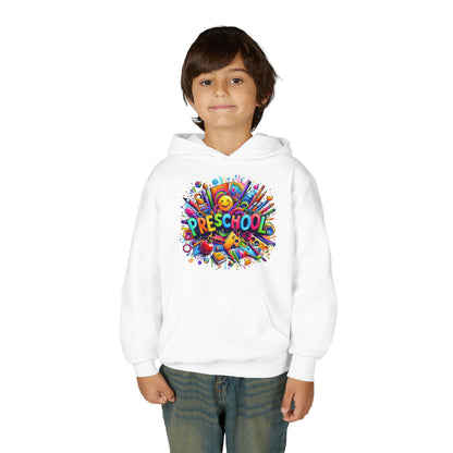 Preschool Kids Hoodie — Colorful Back-to-School Preschool Design