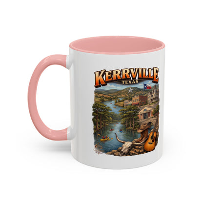 Kerrville Texas Souvenir Coffee Mug — Scenic Riverfront Design (11/15oz)