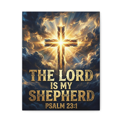 The Lord Is My Shepherd  - Psalm 23:1 Canvas Wall Art