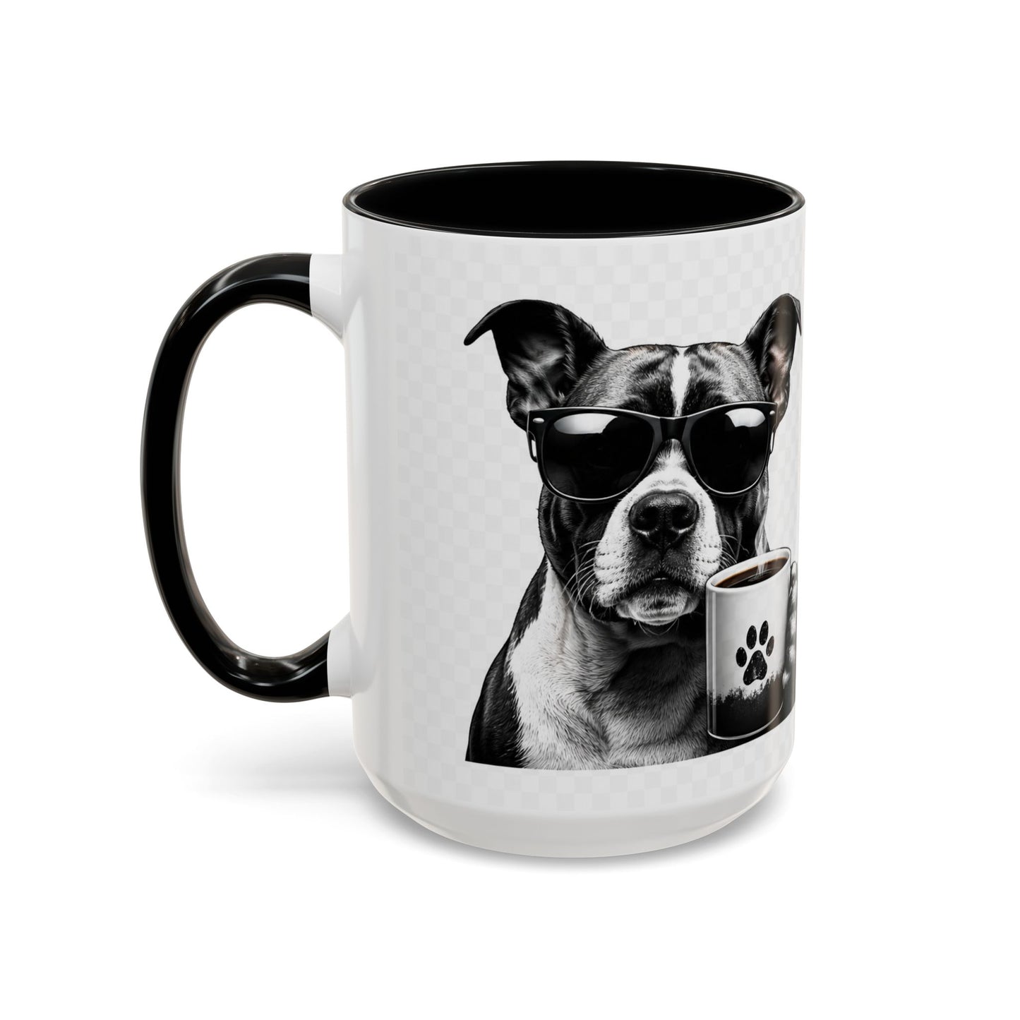 Dog Lover Coffee Mug — "I Don't Need Therapy I Just Need My Dog (And Coffee)" Accent Mug