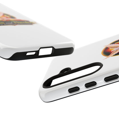 Wisdom and Theology Phone Case — Christian Dove & Cross Protective Tough Case
