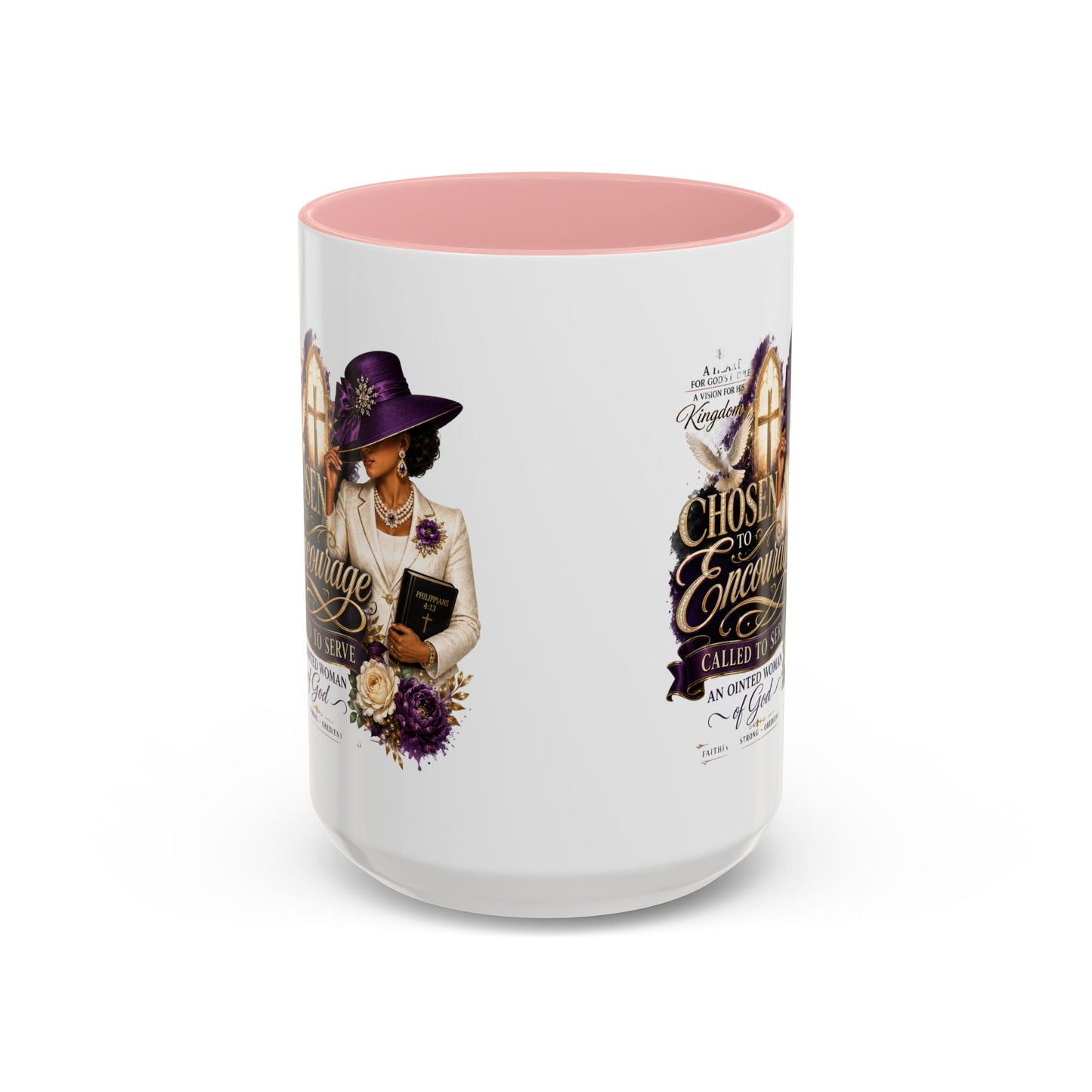 Chosen to Encourage Coffee Mug — Christian Woman Faith Gift (11/15oz)