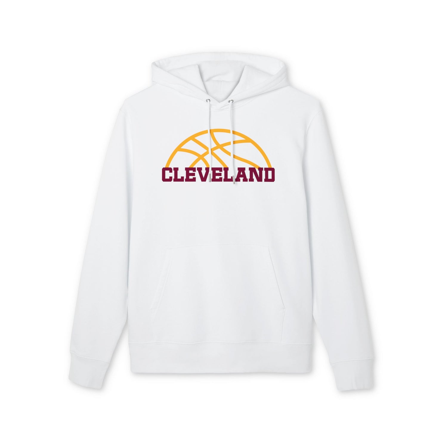 Cleveland Basketball Hoodie — Retro Hoop Logo Pullover
