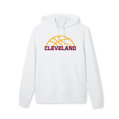 Cleveland Basketball Hoodie — Retro Hoop Logo Pullover