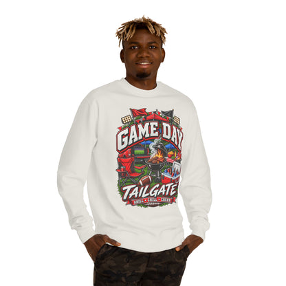 Game Day Tailgate Sweatshirt – Grill, Chill & Cheer Crewneck