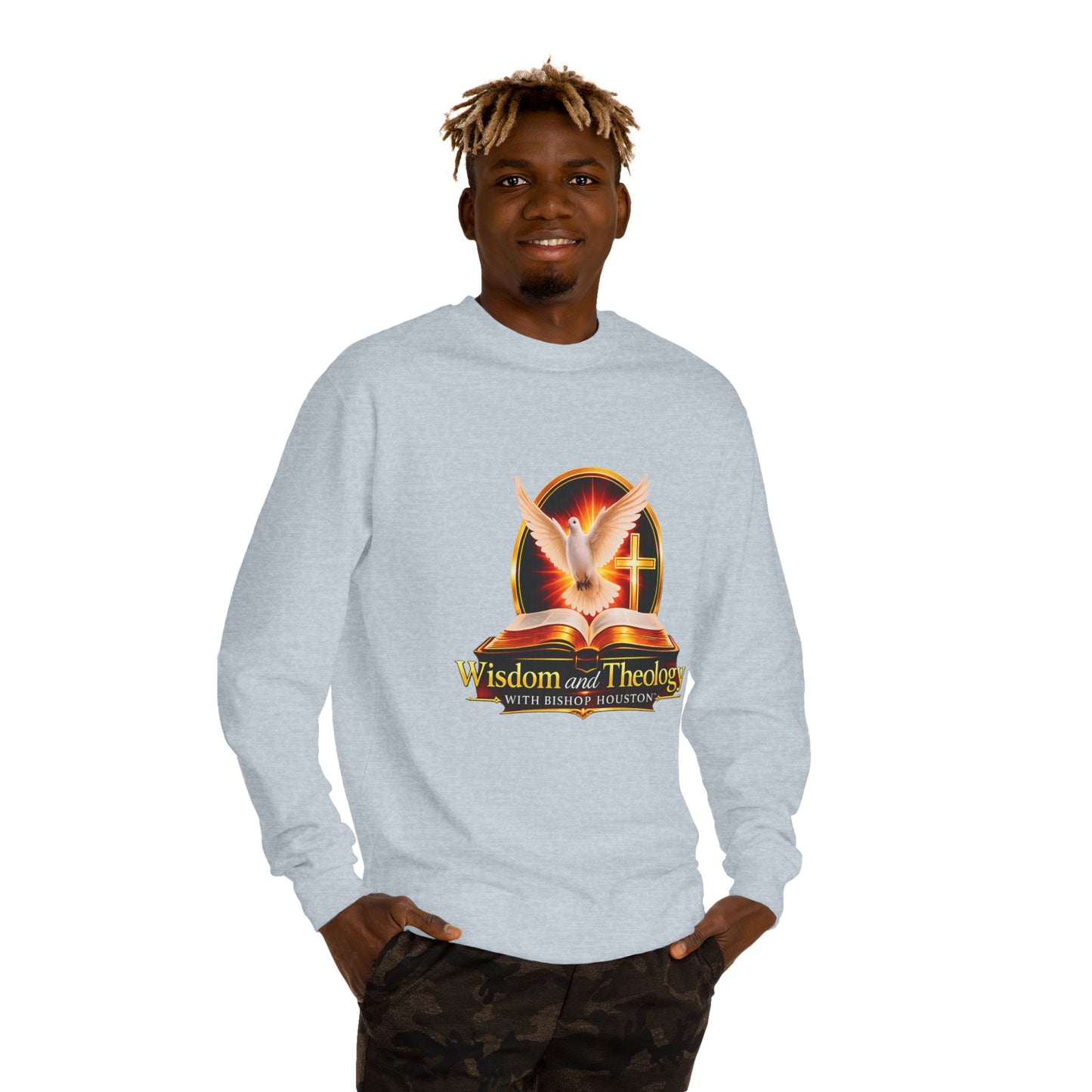 Wisdom and Theology Crewneck Sweatshirt — Dove & Cross Christian Pullover