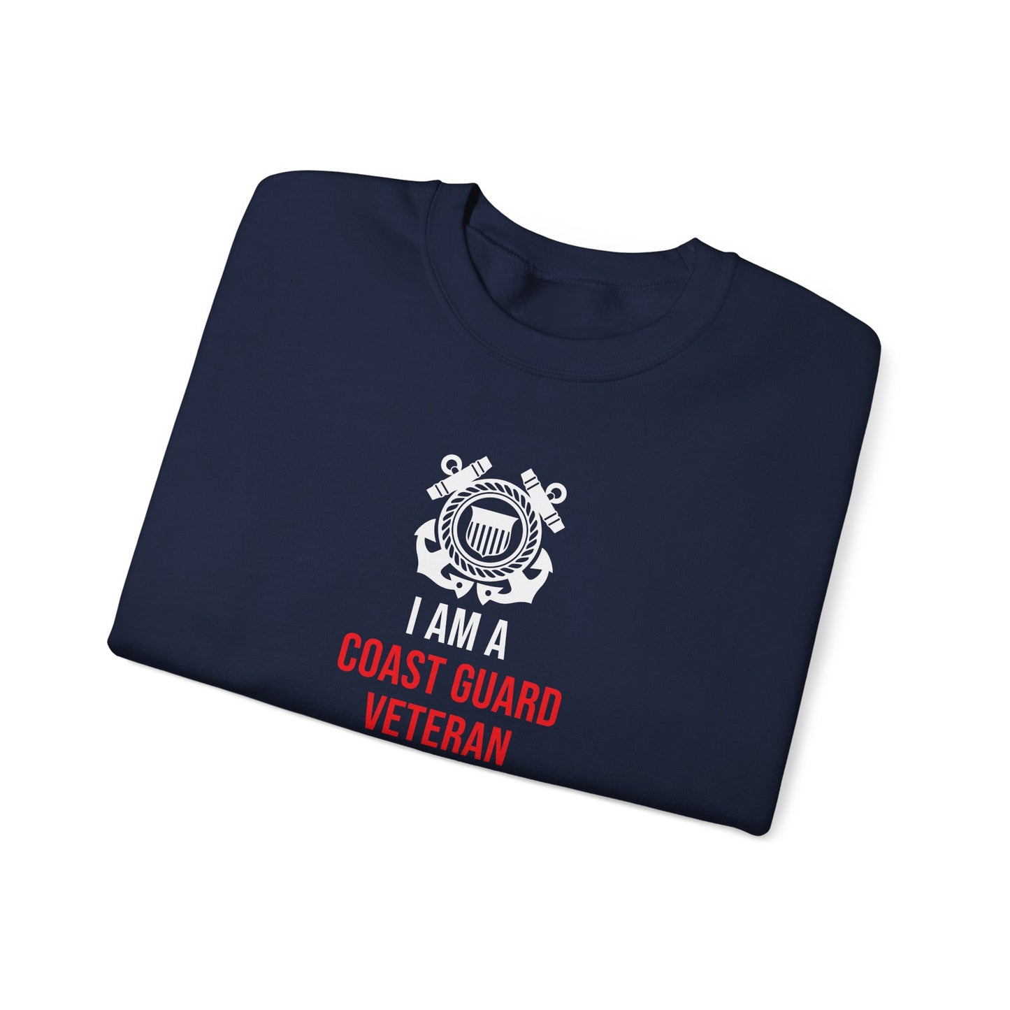 I Am A Coast Guard Veteran Like My Father Before Me Sweatshirt