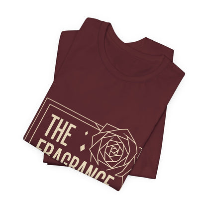 The Fragrance of Sacrifice T-Shirt — Floral Graphic Quote Tee