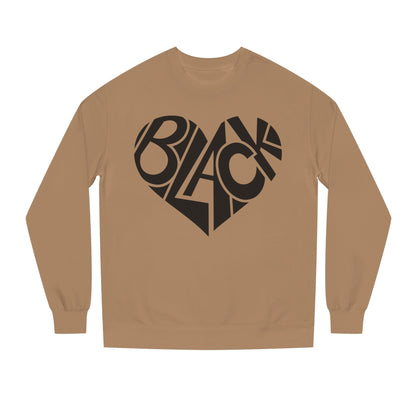 Black Heart Crewneck Sweatshirt