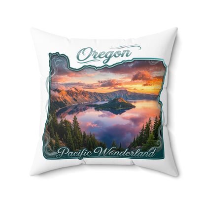 Spun Polyester Square Pillow