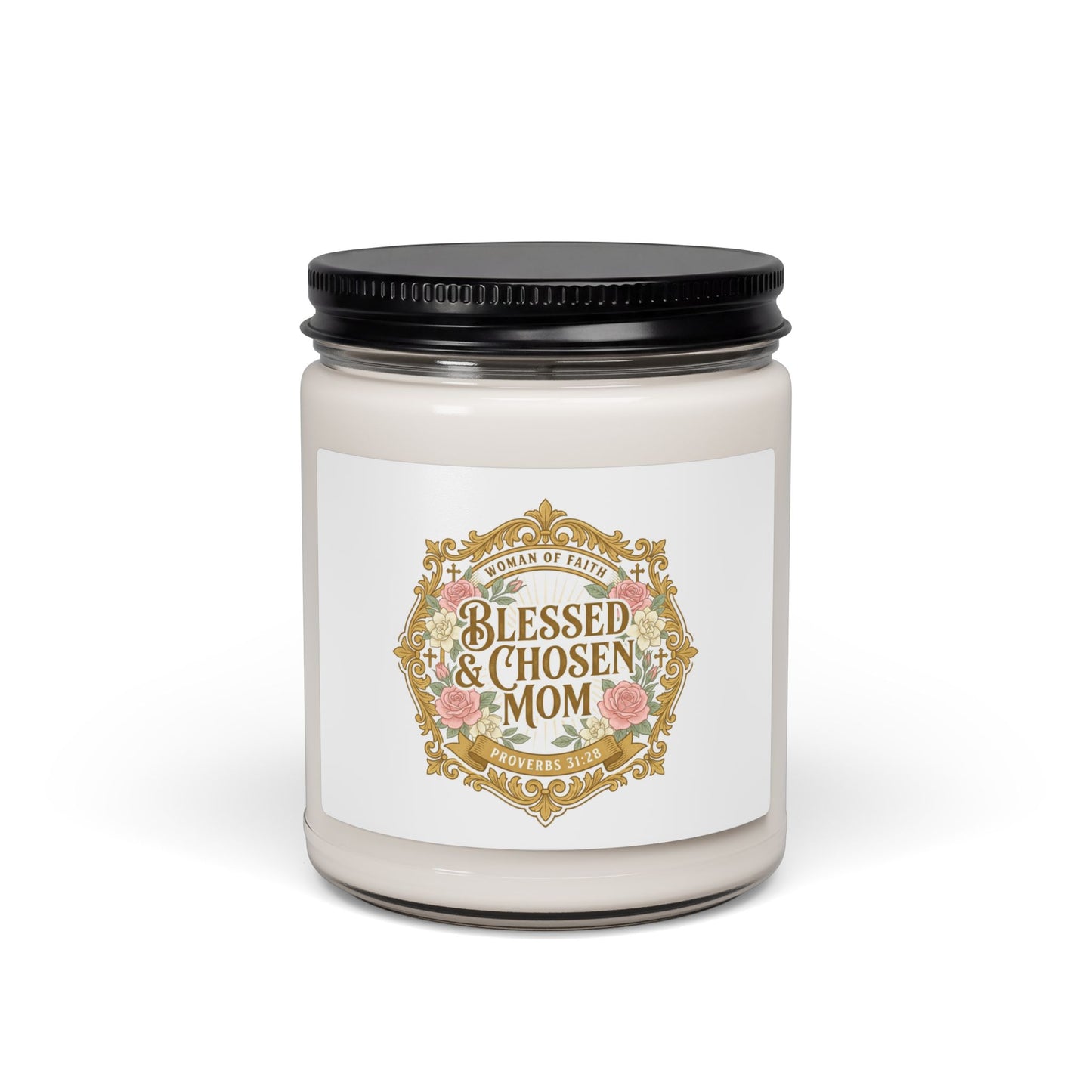 Blessed & Chosen Mom Candle, Soy Candle | Cool Mom, Mom Life