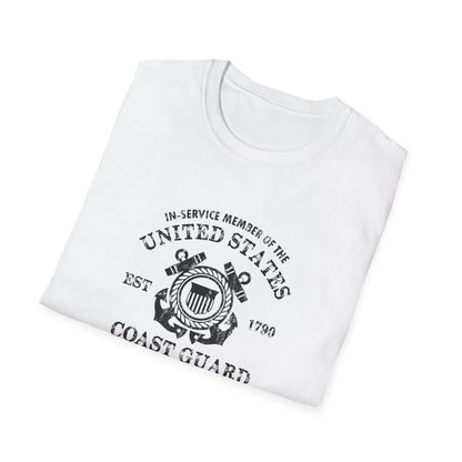 In-Service Member of the United States EST 1790 Coast Guard T-Shirt