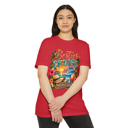 Besties Cruise T-Shirt – Tropical Friends Vacation Tee