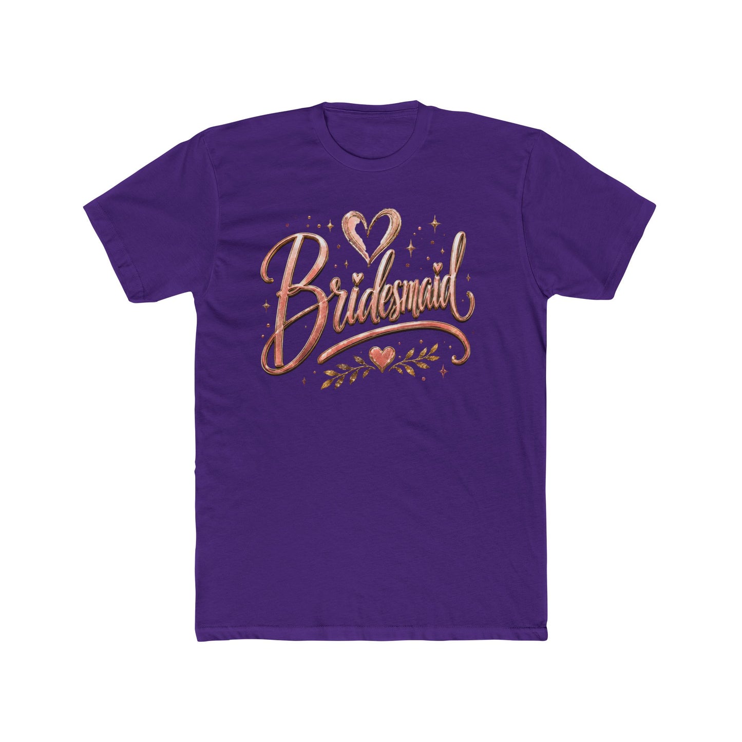 Bridesmaid Rose Gold Script T-Shirt