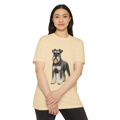 Schnauzer Dog T-Shirt — Realistic Schnauzer Graphic Tee for Dog Lovers