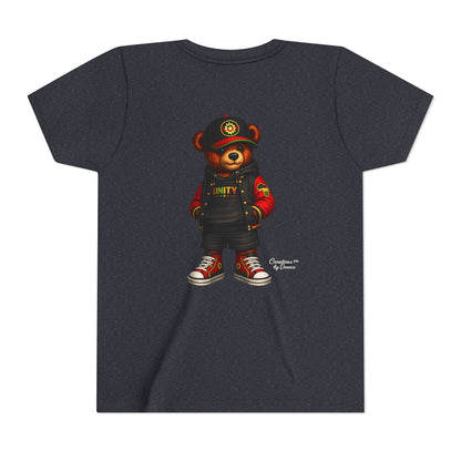 Youth Tee — 'Unity' Streetwear Teddy Bear Graphic Shirt